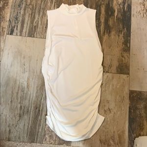 Fabletics extra long mock neck tank